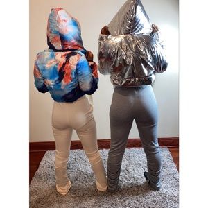 Multi color coat (on the left)